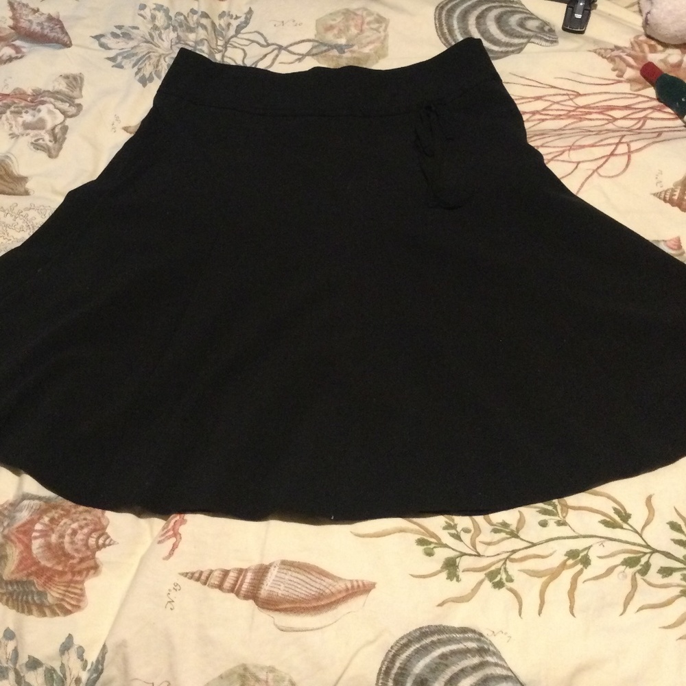 Black A-Line Skirt Size 12 Knee Length
